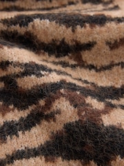 Animal Knitted Collar Cardigan With Wool - Image 8 of 8