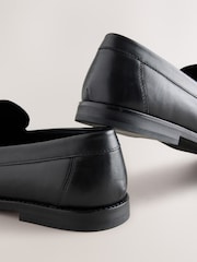 Schwarz - N. Premium Ruched Leather Loafers - Bild 5 von 7