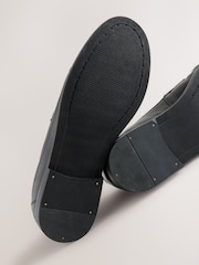 Schwarz - N. Premium Ruched Leather Loafers - Bild 7 von 7