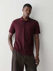 Blue/Purple/Brown - Polo Shirts din piqué cu mânecă scurtă, pachet 3 - Imaginea 3 din 9