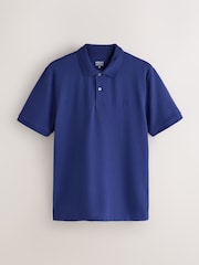 Blue/Purple/Brown - Polo Shirts din piqué cu mânecă scurtă, pachet 3 - Imaginea 5 din 9