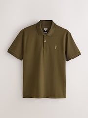 Blue/Purple/Brown - Polo Shirts din piqué cu mânecă scurtă, pachet 3 - Imaginea 7 din 9