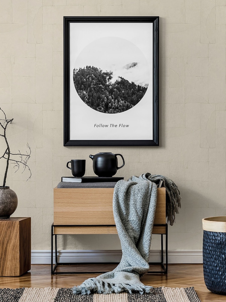 Galerie Wallcoverings Grey Terra Stone Clay A4 Wallpaper Sample - Image 1 of 2