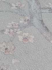 Galerie Wallcoverings Grey Horizon Floral A4 Wallpaper Sample - Image 4 of 4