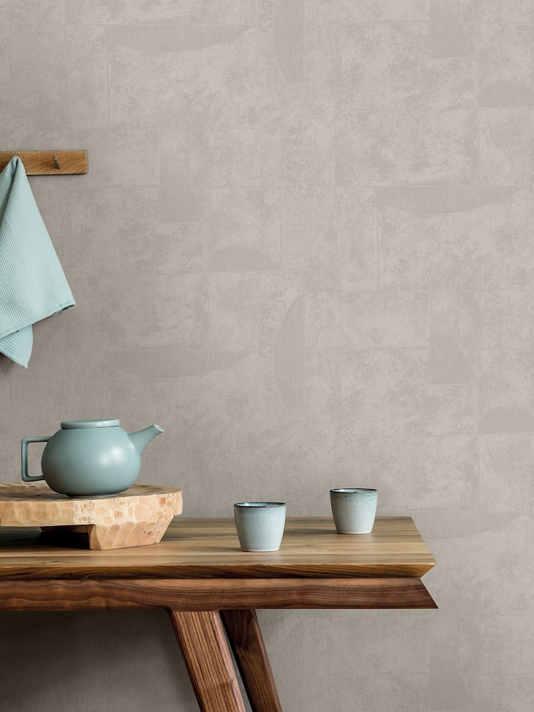 Galerie Wallcoverings Beige Terra Stone Clay A4 Wallpaper Sample - Image 1 of 2