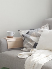 Galerie Wallcoverings White Horizon Plain Texture A4 Wallpaper Sample - Image 1 of 5