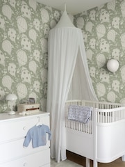 Galerie Wallcoverings Green Resan A4 Wallpaper Sample - Image 1 of 2