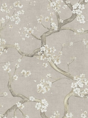 Galerie Wallcoverings Beige Horizon Floral A4 Wallpaper Sample - Image 2 of 5