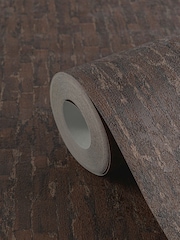 Galerie Wallcoverings Brown Horizon Wood A4 Wallpaper Sample - Image 4 of 5