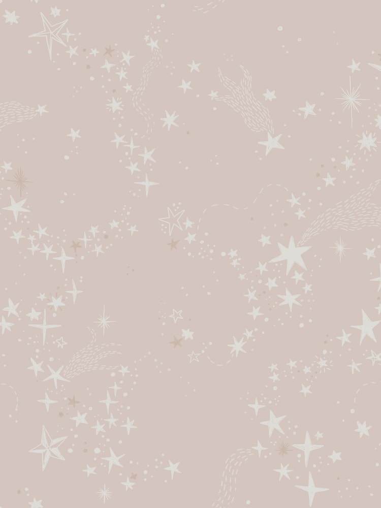 Galerie Wallcoverings Pink Resan Star A4 Wallpaper Sample - Image 2 of 2