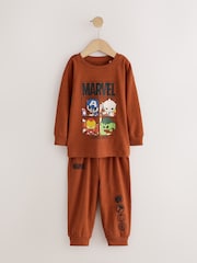 Vihreä/Oranssi - Marvel Long Sleeve Jogger Pyjamas 3 Pack (9mths-8yrs) - Kuva 4 / 6