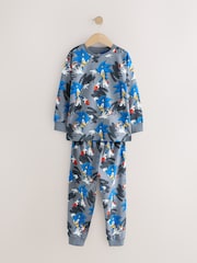 Ecru/Grey Sonic the Hedgehog Jogger Pyjamas 2 Pack (3-14yrs) - Image 8 of 10