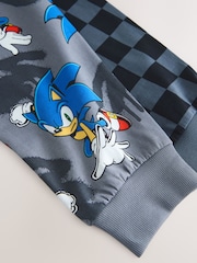 Ecru/Grey Sonic the Hedgehog Jogger Pyjamas 2 Pack (3-14yrs) - Image 9 of 10
