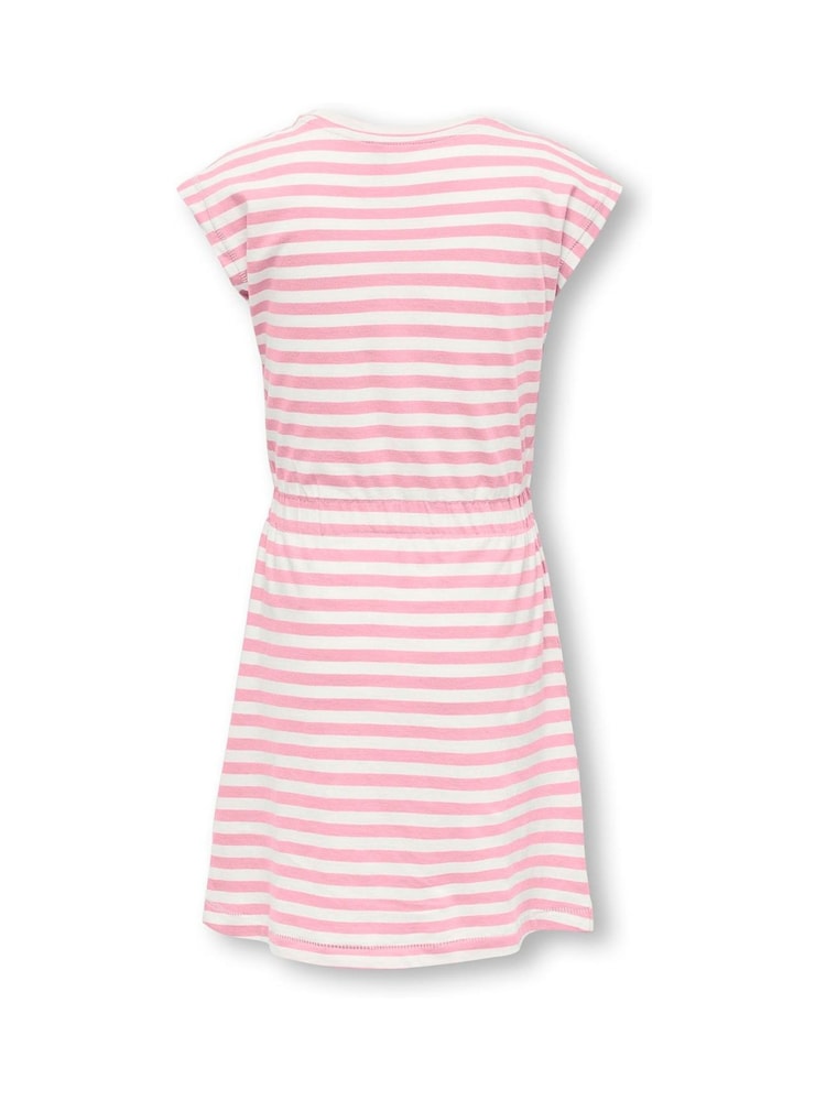 ONLY KIDS Red Sleeveless Striped Dress - Image 2 of 2