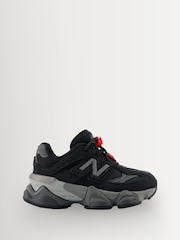 New Balance Black 9060 Infant Bungee Trainers - Image 1 of 8
