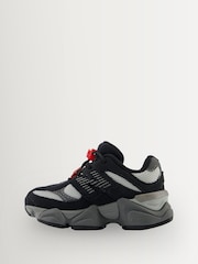 New Balance Black 9060 Infant Bungee Trainers - Image 3 of 8