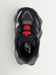 New Balance Black 9060 Infant Bungee Trainers - Image 4 of 8