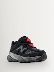 New Balance Black 9060 Infant Bungee Trainers - Image 5 of 8