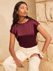 Love & Roses Satin Front T-Shirts 3 Multipack - Image 2 of 8