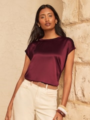 Love & Roses Satin Front T-Shirts 3 Multipack - Image 7 of 8