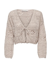 ONLY かぎ針編み フロント結び カーディガン - 画像 6 / 7