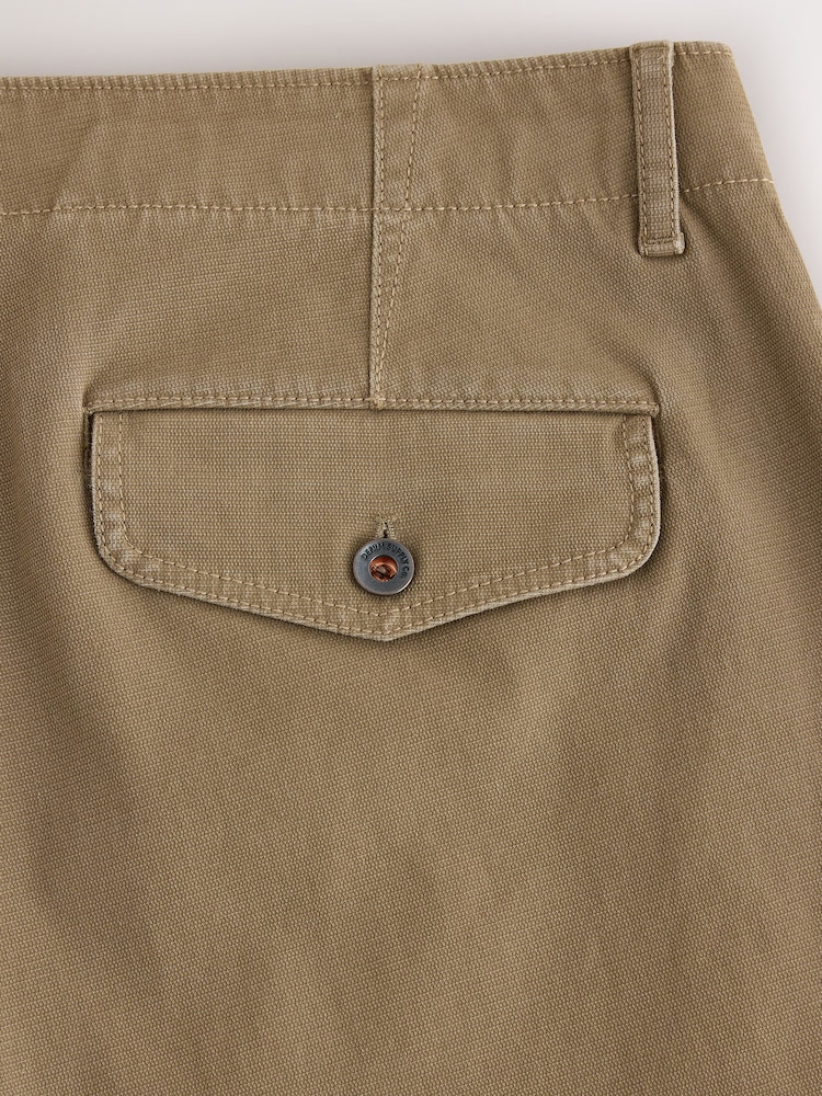 Kamen - Teksturirane rastezljive platnene pantalone - Slika 10 od 10