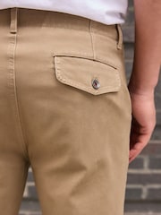 Kamen - Teksturirane rastezljive platnene pantalone - Slika 5 od 10