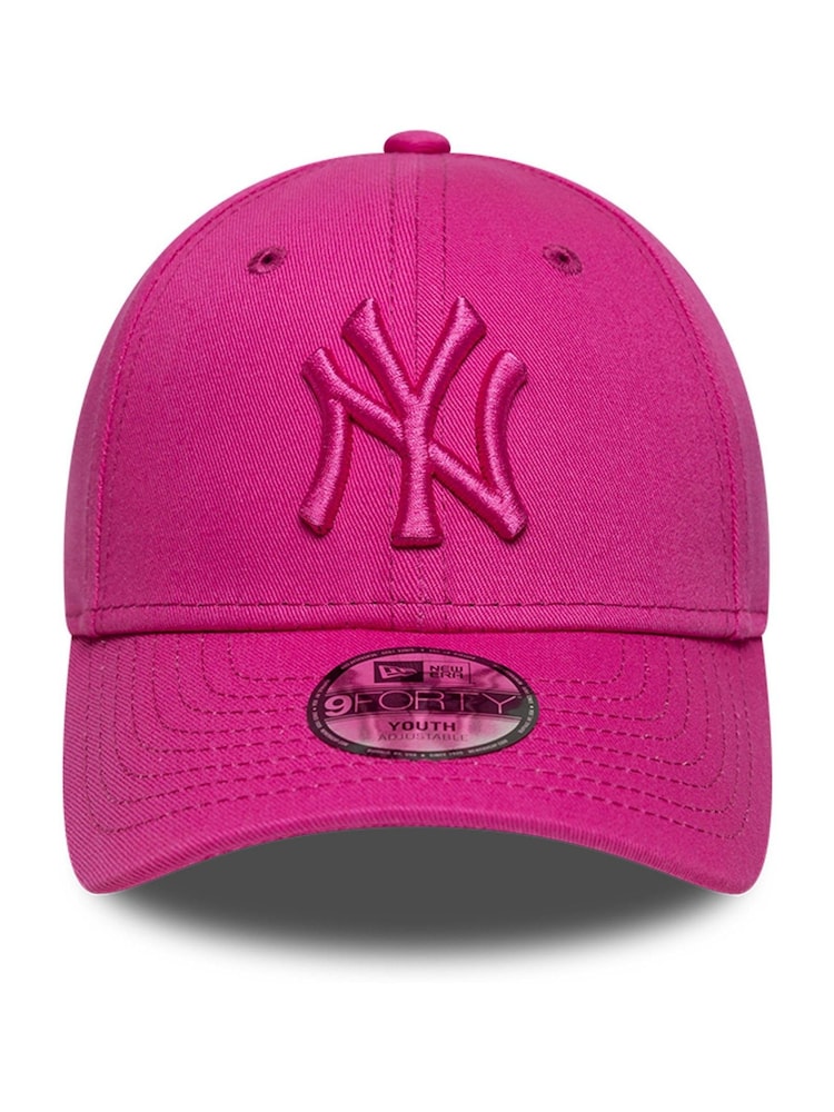 New Era Pink Child League Essential 9Forty New York Yankees Hat - Image 2 of 5