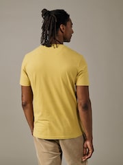 Aubin Yellow Cotton T-Shirt - Image 3 of 4