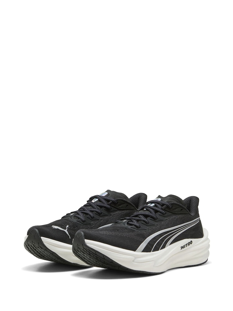 Puma Black Deviate Nitro 4 Running Shoes - Image 1 of 6