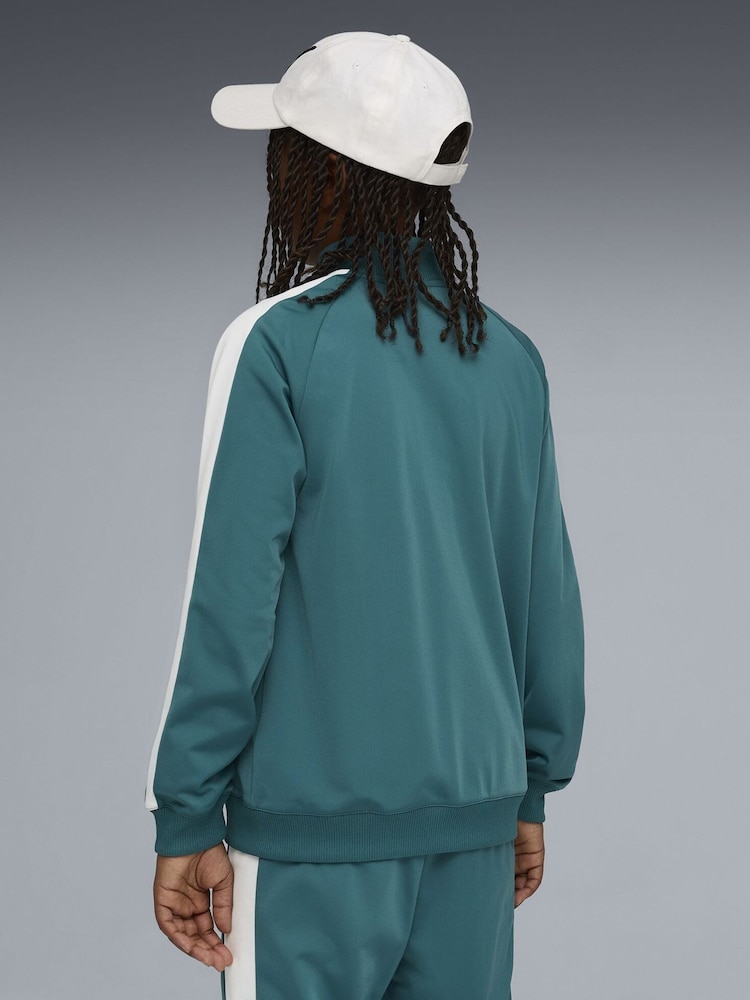 Puma Green T7 Always On Track Jacket Youth - Image 2 of 5 Puma Green T7 Always On Track Jacket Youth - Image 2 of 5