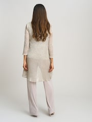 بدلة من ثلاثة قطع برّاقة مجعّدة Natasha من Gina Bacconi - صورة 2 من 9