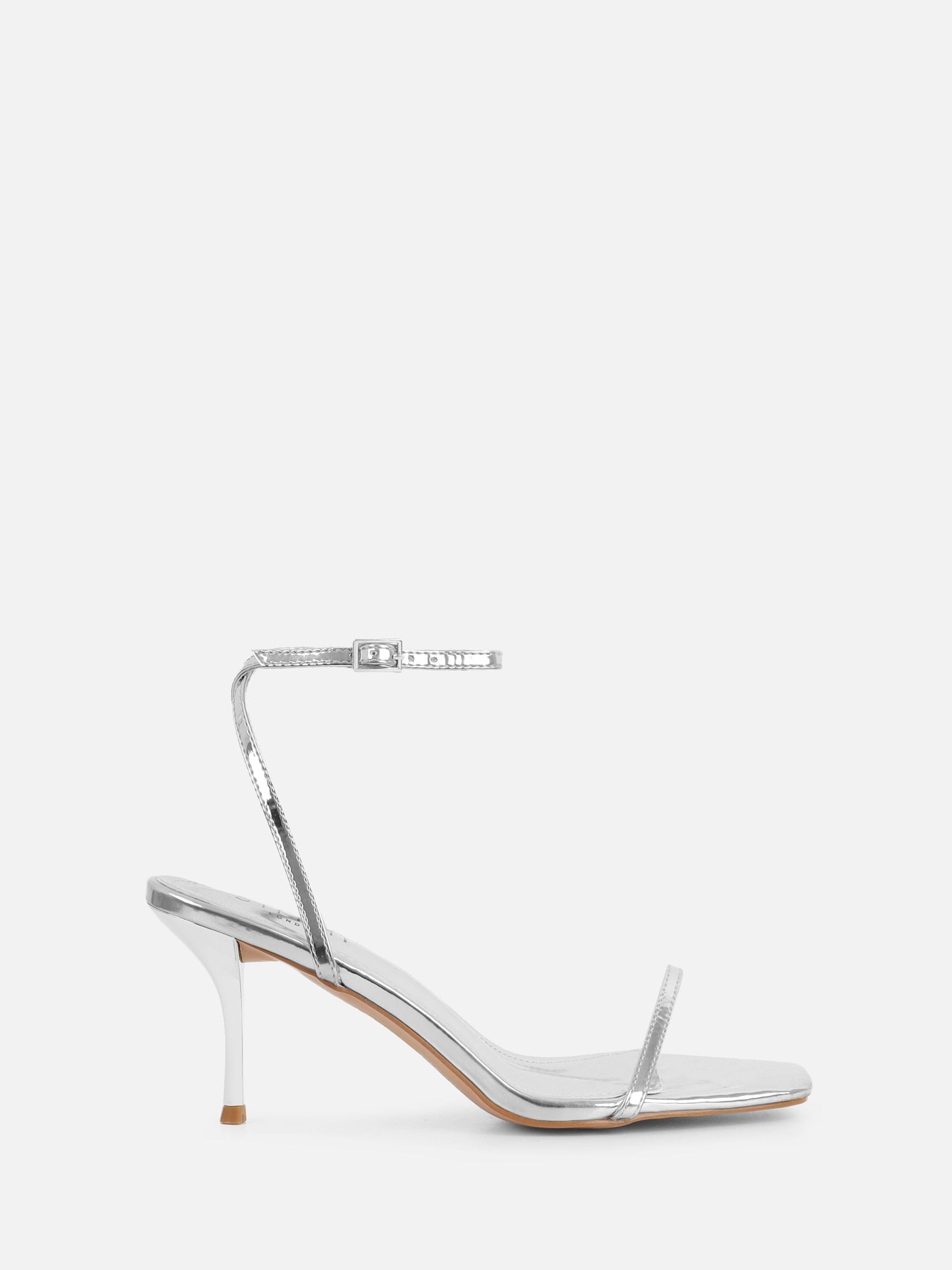 Buy Simmi London Silver Lula Heeled Sandals from Next USA