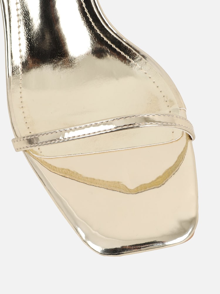 Simmi London Gold Lula Heeled Sandals - Image 4 of 4