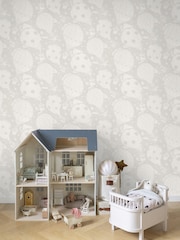 Galerie Wallcoverings Grey Resan 10.05M Wallpaper - Image 1 of 2