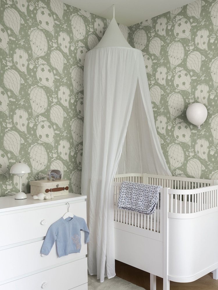Galerie Wallcoverings Green Resan 10.05M Wallpaper - Image 1 of 2