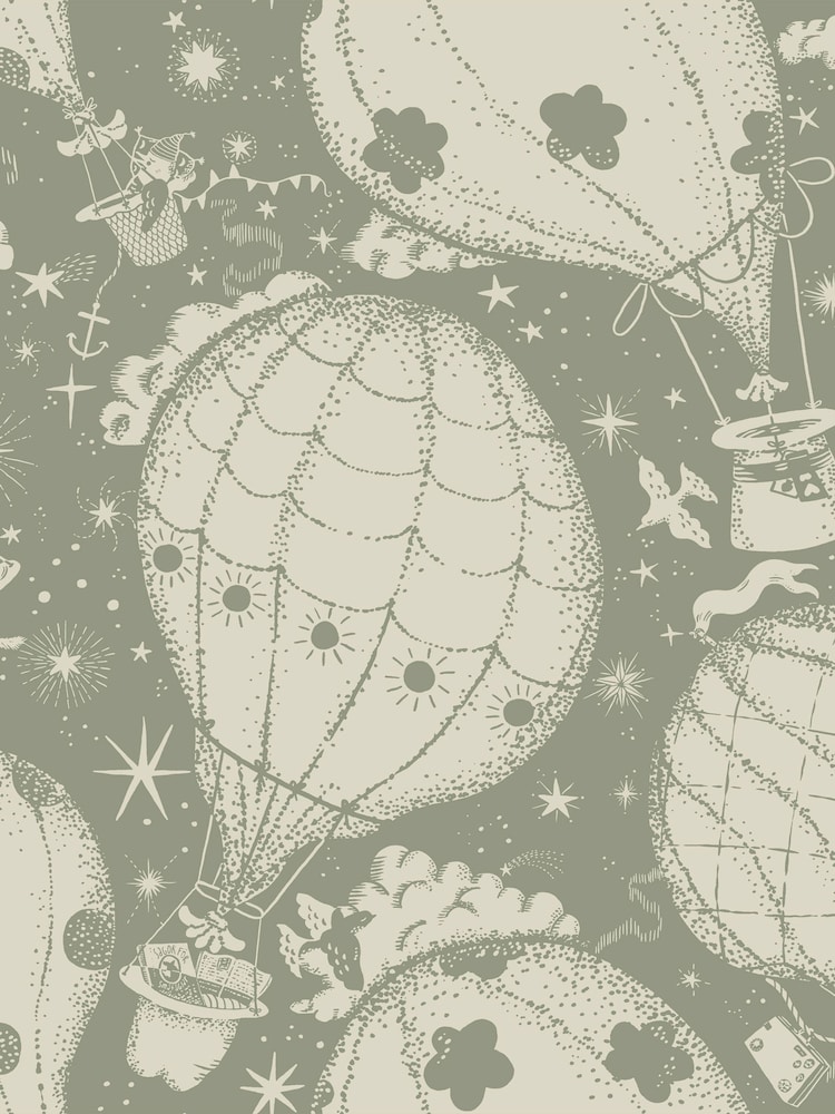 Galerie Wallcoverings Green Resan 10.05M Wallpaper - Image 2 of 2