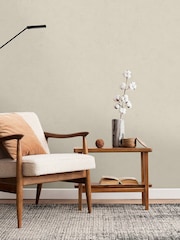 Galerie Wallcoverings Grey Terra Plain Texture Clay 10.05M Wallpaper - Image 1 of 2