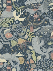 Galerie Wallcoverings Blue Resan Nautical 10.05M Wallpaper - Image 2 of 2