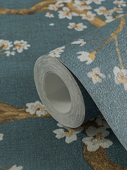 Galerie Wallcoverings Blue Horizon Floral 10.05M Wallpaper - Image 4 of 5