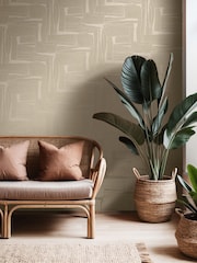 Galerie Wallcoverings Beige Terra Stone Clay 10.05M Wallpaper - Image 1 of 2