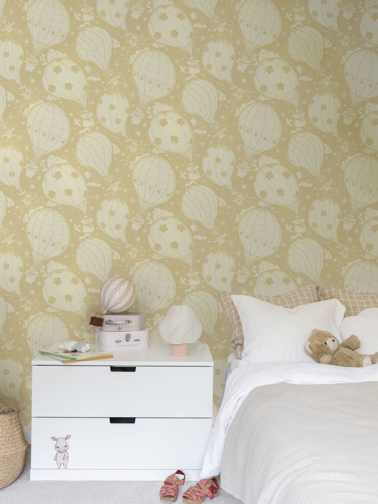 Galerie Wallcoverings Yellow Resan 10.05M Wallpaper - Image 1 of 2 Galerie Wallcoverings Yellow Resan 10.05M Wallpaper - Image 1 of 2