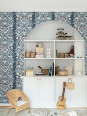 Galerie Wallcoverings Blue Resan 10.05M Wallpaper - Image 1 of 2