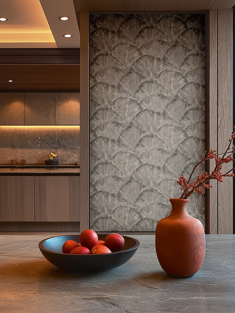 Galerie Wallcoverings Grey Horizon Abstract 10.05M Wallpaper - Image 1 of 5