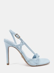 Novo Blue Wide Fit Lola Twist Detail High Sandals - Image 2 of 6