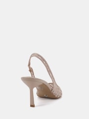 Nue - Novo Heaven Mesh Detail Slingback Courts - Image 4 de 6