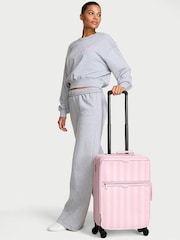 Victoria's Secret Pink Heritage Stripe Carry On Rolling Suitcase - Image 1 of 3