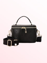 Victoria's Secret Debossed Black Makeup Bag - Image 1 of 2