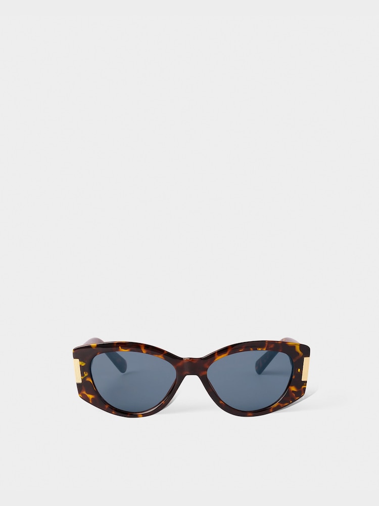 Katie Loxton Brown Rimini Dark Tortoiseshell Sunglasses - Image 2 of 5