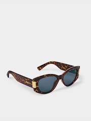 Katie Loxton Brown Rimini Dark Tortoiseshell Sunglasses - Image 3 of 5